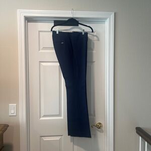 WHBM ponte knit navy bootcut pant